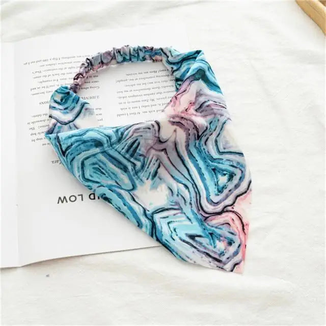 Vintage Style Women’s Bandana Hair Band Scarf Print Paisley Bandanas Headwear Wrist Head Wrap Hair Scarf Headwear