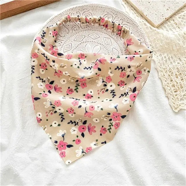 Vintage Style Women’s Bandana Hair Band Scarf Print Paisley Bandanas Headwear Wrist Head Wrap Hair Scarf Headwear