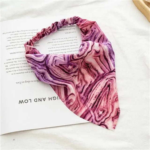 Vintage Style Women’s Bandana Hair Band Scarf Print Paisley Bandanas Headwear Wrist Head Wrap Hair Scarf Headwear