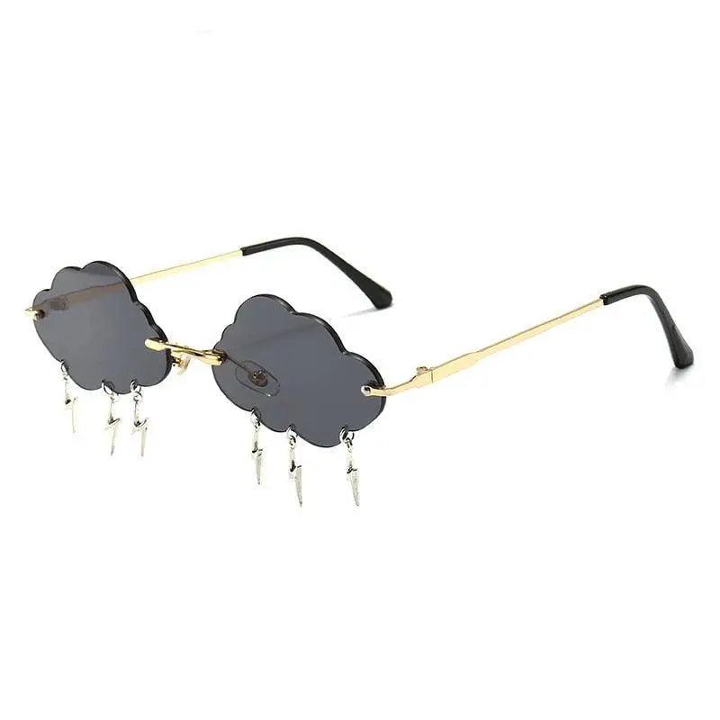 Women Sunglasses Personalized Rimless Sunglasses For Women Vintage Retro Glasses Female Unisex Steampunk Cloud Style CH4