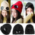 Warm Classic Unisex Wool Knitted Goggles Beanie Comfortable Winter Stylish Hat Outdoor Sports Cap For Men Women New