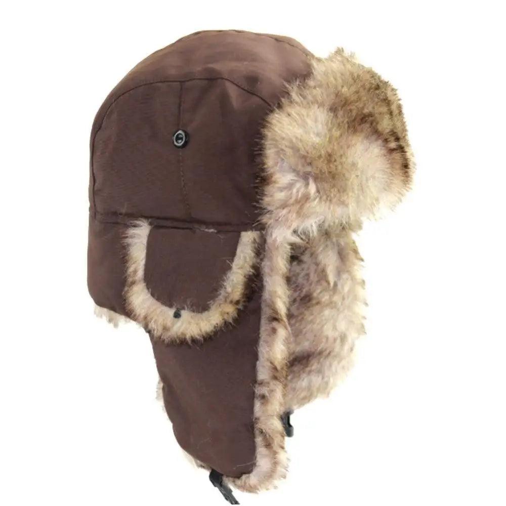 Warm Hat Ear Flaps Cool New Fashion Full Covered Soft And Comfortable Windproof Outdoor Caps For Men - STEVVEX Fashion - 706, caps, caps for men, caps for winter, caps for women, comfortable caps, comfortable hats, earflap cap, earflap hat, full cover caps, fur cap, fur hat, hats, hats for winter, snow caps, snow hats, unisex caps, white cap, white hat, winter caps, winter cover hats, winter hats - Stevvex.com