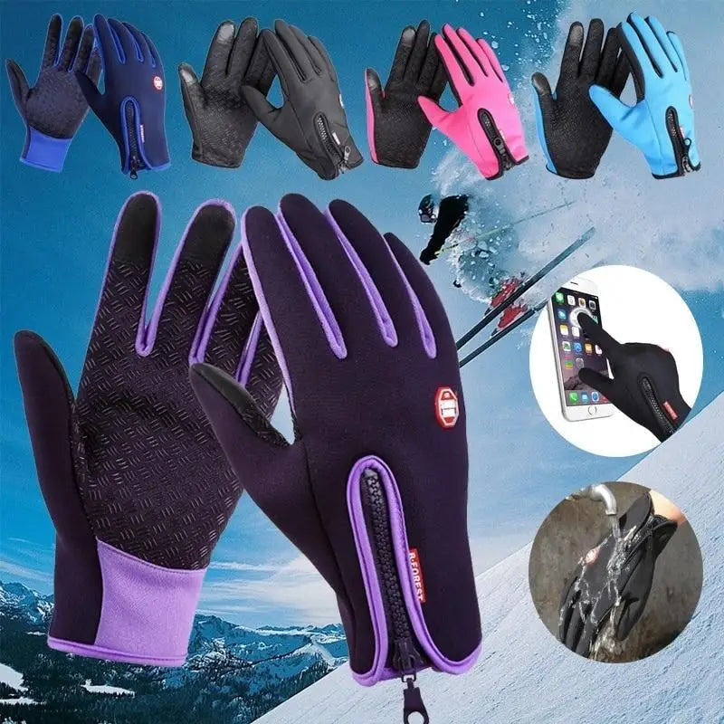 Warm Winter Touch Screen Gloves For Men Women Classic Stylish Colors Windproof Unisex Gloves - STEVVEX Fashion - 717, anti slip gloves, autumn gloves, classic gloves, cycling gloves, fashion gloves, gloves, gloves for winter, luxury gloves, outdoor gloves, snow gloves, sports gloves, touch screen gloves, unisex gloves, warm gloves, waterproof gloves, windproof gloves, winter gloves - Stevvex.com