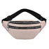 Waterproof Travel Unisex Fanny Pack Simple Design Waist Bags Fashion Bum Bag Trendy Cross Body Chest Bags - Pink