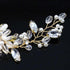 Wedding Crystal Peals Hair Combs Bridal Hair Clips Hair Accessories Handmade Jewelry Headpieces For Bride