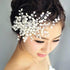 Wedding Crystal Peals Hair Combs Bridal Hair Clips Hair Accessories Handmade Jewelry Headpieces For Bride