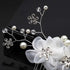 Wedding Crystal Peals Hair Combs Bridal Hair Clips Hair Accessories Handmade Jewelry Headpieces For Bride