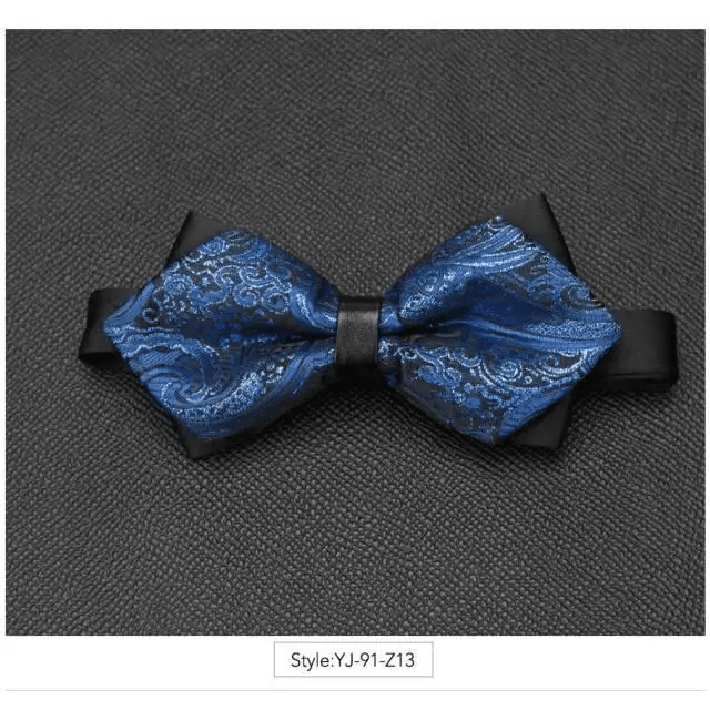 Wedding Men Butterfly Bowtie Formal Bow Ties Beautiful Printed Men Luxury Adjustable Business Bowties - 5