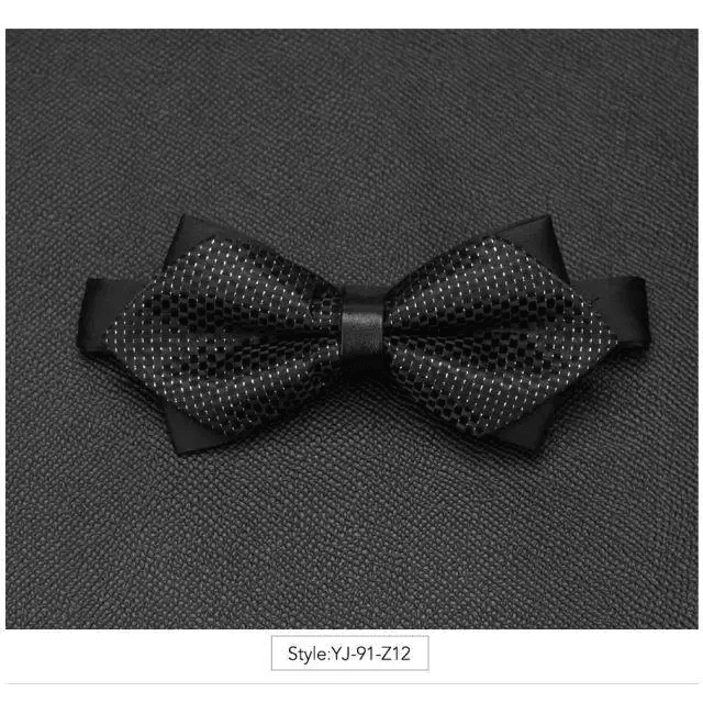 Wedding Men Butterfly Bowtie Formal Bow Ties Beautiful Printed Men Luxury Adjustable Business Bowties - 4