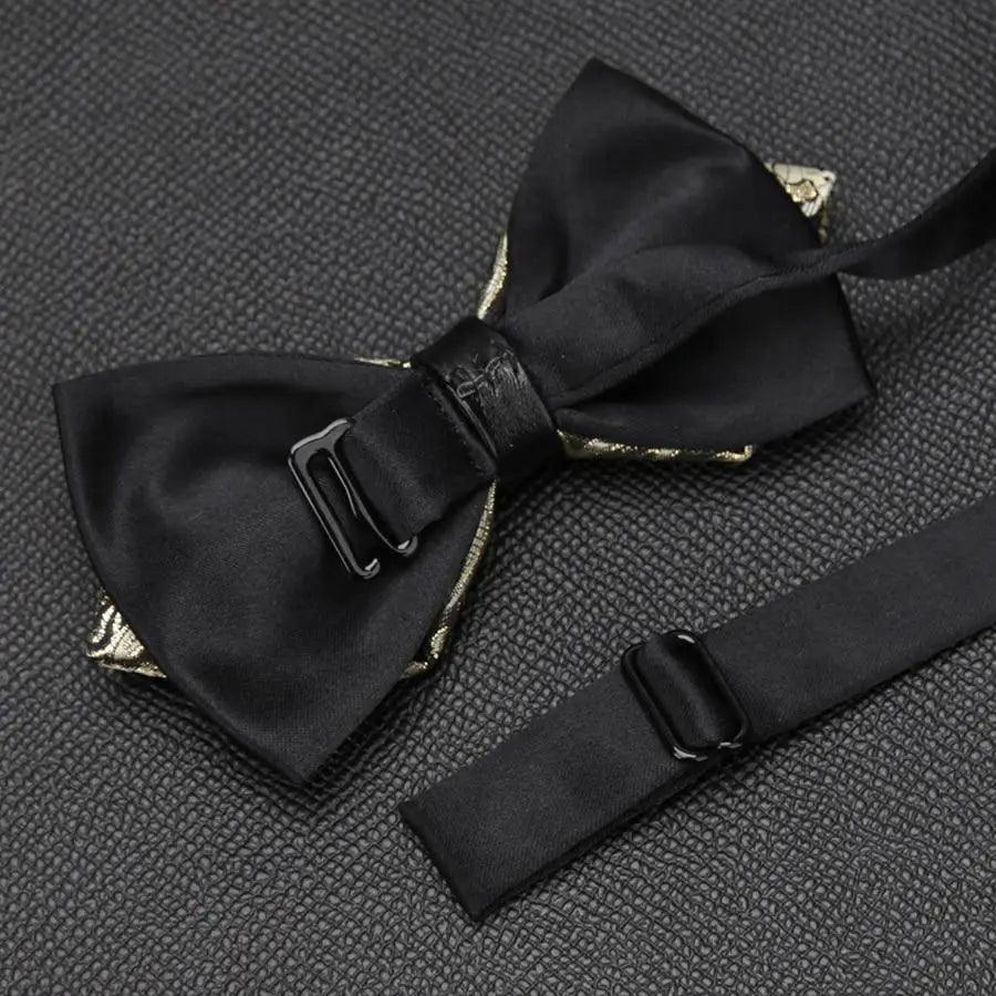 Wedding Men Butterfly Bowtie Formal Bow Ties Beautiful Printed Men Luxury Adjustable Business Bowties - STIL7676YTHGY