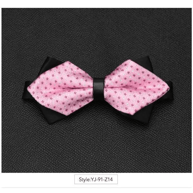 Wedding Men Butterfly Bowtie Formal Bow Ties Beautiful Printed Men Luxury Adjustable Business Bowties - 6