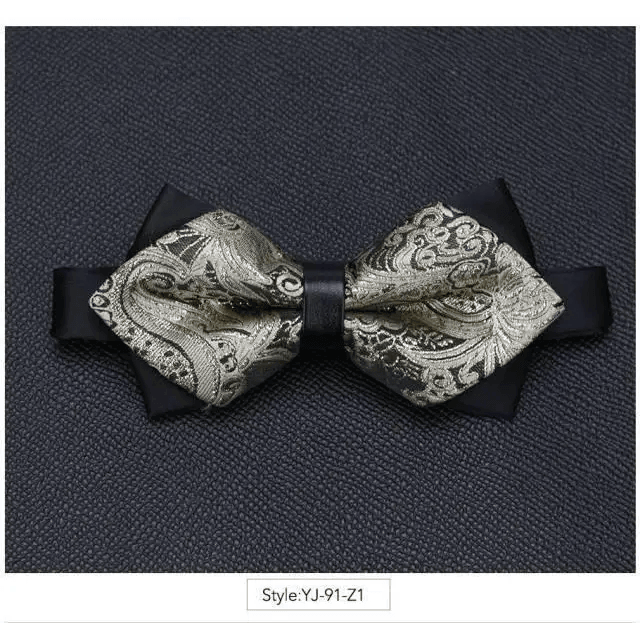 Wedding Men Butterfly Bowtie Formal Bow Ties Beautiful Printed Men Luxury Adjustable Business Bowties - 1