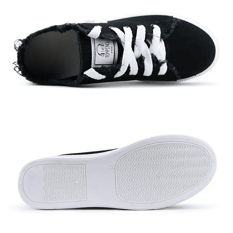 White Canvas Womens Sneakers Casual Fashion Denim Summer Elegant Women Sneakers - ALLURELATION - 502, Canvas Sneakers, Casual Sneakers, Elegant Sneakers, Fashion Sneakers, Girls Sneakers, Luxury Sneakers, Shoes, Sneakers, Summer Sneakers, White Sneakers, Women Shoes, Women Sneakers, Womens Sneakers - Stevvex.com