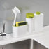 White Smart Kitchen Soap Dispenser Bathroom Accessories Liquid Soap Dispenser Simple Storage Box With Tank 3 IN 1 Cleaning Sponge Brush Holder Soap Pump Kitchen Gadgets - STEVVEX Kitchen - 3 in 1 Sponge Holder, 740, handy soap box, Kitchen, kitchen gadgets, Kitchen Soap Pump, kitchen sponge holder, simple Sponge Holder, Smart Dispenser, Smart Soap Dispenser, Soap Dispenser For Kitchen, Sponge Holder - Stevvex.com