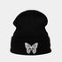 Winter Comfortable Butterfly Warm Caps Soft Elastic Outdoor Elegant Cap For Women And Men Stretchy Cold Weather Caps - STEVVEX Fashion - 706, adjustable caps, autumn beanies, autumn caps, autumn hats, beanie, beanies, beanies for autumn, butterfly beanies, butterfly caps, caps, caps for autumn, comfortable beanies, comfortable caps, comfortable hats, hats, soft caps, soft hats, warm beanie, warm caps, warm hats, winter beanie, winter caps, winter hats - Stevvex.com