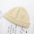 Winter Hat Women Knitted Fashion Warm Thick Hat Autumn Hip Hop Hole Beanies Unisex Basic Cap For Both Men Women Knitted