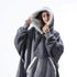 Winter Oversized Wearable Blanket Women Hoodies Sweatshirt TV Blanket With Sleeves Pullover Warm Soft Unisex Hoody Comfortable Sweatshirts For Autumn - STEVVEX Fashion - 722, Blanket With Sleeves Pullover, Clothes, comfortable hoodie, Giant Wearable Blanket, Hoodie, Oversized Blanket, Oversized Hoody, Oversized Wearable Blanket, soft hoodie, TV Blanket, TV Blanket With Sleeves, Warm Hoodie, Wearable Blanket, Winter Warm Hoodies, Women Hoodies, Women Sweatshirt - Stevvex.com