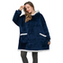 Winter Oversized Wearable Blanket Women Hoodies Sweatshirt TV Blanket With Sleeves Pullover Warm Soft Unisex Hoody Comfortable Sweatshirts For Autumn - STEVVEX Fashion - 722, Blanket With Sleeves Pullover, Clothes, comfortable hoodie, Giant Wearable Blanket, Hoodie, Oversized Blanket, Oversized Hoody, Oversized Wearable Blanket, soft hoodie, TV Blanket, TV Blanket With Sleeves, Warm Hoodie, Wearable Blanket, Winter Warm Hoodies, Women Hoodies, Women Sweatshirt - Stevvex.com