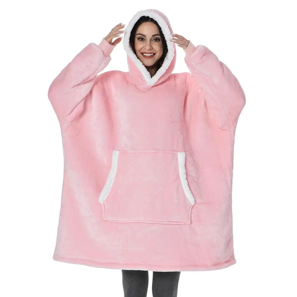 Winter Oversized Wearable Blanket Women Hoodies Sweatshirt TV Blanket With Sleeves Pullover Warm Soft Unisex Hoody Comfortable Sweatshirts For Autumn - STEVVEX Fashion - 722, Blanket With Sleeves Pullover, Clothes, comfortable hoodie, Giant Wearable Blanket, Hoodie, Oversized Blanket, Oversized Hoody, Oversized Wearable Blanket, soft hoodie, TV Blanket, TV Blanket With Sleeves, Warm Hoodie, Wearable Blanket, Winter Warm Hoodies, Women Hoodies, Women Sweatshirt - Stevvex.com