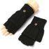 Winter Warm Thickening Wool Gloves Knitted Flip Fingerless Exposed Finger Thick Gloves Mittens Soft Cold Weather Women Gloves - STEVVEX Fashion - 717, autumn, autumn gloves, blue gloves, cute gloves, female gloves, Fingerless Gloves, glove, gloves, gloves for winter, modern gloves, Soft Gloves, stylish gloves, thick gloves, warm gloves, winter gloves - Stevvex.com