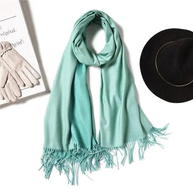 2021 Winter Women Scarf Fashion Solid Soft  Scarves For Lady Shawls Wrap Casual Wear Travel Friendly For Winter - Treko - 2021 trends, beach scarfs, birthday gifts, casual scarfs, fashion 2021, fashion scarfs, fashionable scarfs, new trend 2021, scarfs, scarfs for women, stylish scarfs, travel scarfs, trends 2021, trendy fashionable scarfs, trendy scarfs, trendy scarfs 021, trendy scarfs for women, winter scarfs- Stevvex.com