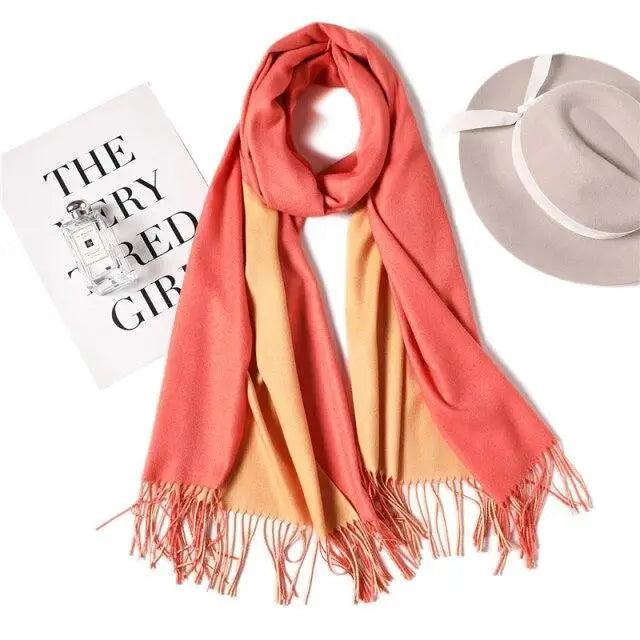 2021 Winter Women Scarf Fashion Solid Soft  Scarves For Lady Shawls Wrap Casual Wear Travel Friendly For Winter - Treko - 2021 trends, beach scarfs, birthday gifts, casual scarfs, fashion 2021, fashion scarfs, fashionable scarfs, new trend 2021, scarfs, scarfs for women, stylish scarfs, travel scarfs, trends 2021, trendy fashionable scarfs, trendy scarfs, trendy scarfs 021, trendy scarfs for women, winter scarfs- Stevvex.com