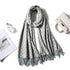 2021 Winter Women Scarf Fashion Solid Soft  Scarves For Lady Shawls Wrap Casual Wear Travel Friendly For Winter - Treko - 2021 trends, beach scarfs, birthday gifts, casual scarfs, fashion 2021, fashion scarfs, fashionable scarfs, new trend 2021, scarfs, scarfs for women, stylish scarfs, travel scarfs, trends 2021, trendy fashionable scarfs, trendy scarfs, trendy scarfs 021, trendy scarfs for women, winter scarfs- Stevvex.com