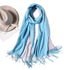 2021 Winter Women Scarf Fashion Solid Soft  Scarves For Lady Shawls Wrap Casual Wear Travel Friendly For Winter - Treko - 2021 trends, beach scarfs, birthday gifts, casual scarfs, fashion 2021, fashion scarfs, fashionable scarfs, new trend 2021, scarfs, scarfs for women, stylish scarfs, travel scarfs, trends 2021, trendy fashionable scarfs, trendy scarfs, trendy scarfs 021, trendy scarfs for women, winter scarfs- Stevvex.com