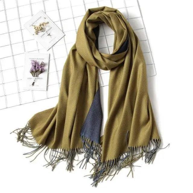 2021 Winter Women Scarf Fashion Solid Soft  Scarves For Lady Shawls Wrap Casual Wear Travel Friendly For Winter - Treko - 2021 trends, beach scarfs, birthday gifts, casual scarfs, fashion 2021, fashion scarfs, fashionable scarfs, new trend 2021, scarfs, scarfs for women, stylish scarfs, travel scarfs, trends 2021, trendy fashionable scarfs, trendy scarfs, trendy scarfs 021, trendy scarfs for women, winter scarfs- Stevvex.com