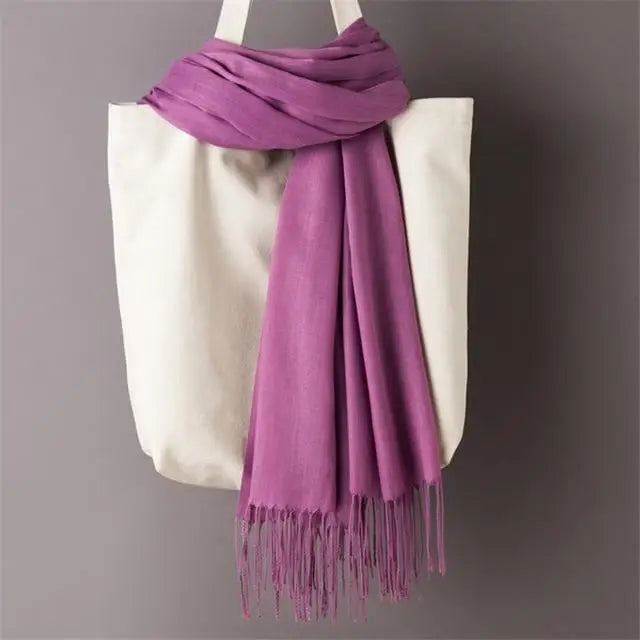 Winter  Women Scarf Female Scarves For  Women Solid Shawl Wraps For Winter Casual Wear Travel Friendly - Treko - 2021 trends, beach scarfs, birthday gifts, casual scarfs, fashion 2021, fashion scarfs, fashionable scarfs, new trend 2021, scarfs, scarfs for women, stylish scarfs, travel scarfs, trends 2021, trendy fashionable scarfs, trendy scarfs, trendy scarfs 021, trendy scarfs for women, winter scarfs- Stevvex.com