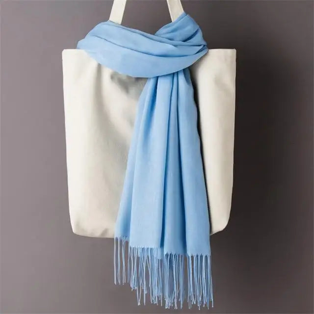 Winter  Women Scarf Female Scarves For  Women Solid Shawl Wraps For Winter Casual Wear Travel Friendly - Treko - 2021 trends, beach scarfs, birthday gifts, casual scarfs, fashion 2021, fashion scarfs, fashionable scarfs, new trend 2021, scarfs, scarfs for women, stylish scarfs, travel scarfs, trends 2021, trendy fashionable scarfs, trendy scarfs, trendy scarfs 021, trendy scarfs for women, winter scarfs- Stevvex.com