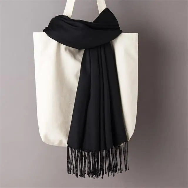 Winter  Women Scarf Female Scarves For  Women Solid Shawl Wraps For Winter Casual Wear Travel Friendly - Treko - 2021 trends, beach scarfs, birthday gifts, casual scarfs, fashion 2021, fashion scarfs, fashionable scarfs, new trend 2021, scarfs, scarfs for women, stylish scarfs, travel scarfs, trends 2021, trendy fashionable scarfs, trendy scarfs, trendy scarfs 021, trendy scarfs for women, winter scarfs- Stevvex.com