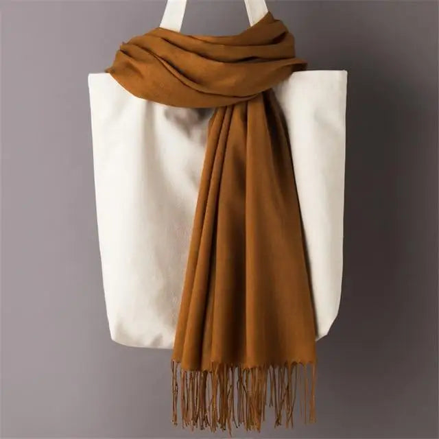 Winter  Women Scarf Female Scarves For  Women Solid Shawl Wraps For Winter Casual Wear Travel Friendly - Treko - 2021 trends, beach scarfs, birthday gifts, casual scarfs, fashion 2021, fashion scarfs, fashionable scarfs, new trend 2021, scarfs, scarfs for women, stylish scarfs, travel scarfs, trends 2021, trendy fashionable scarfs, trendy scarfs, trendy scarfs 021, trendy scarfs for women, winter scarfs- Stevvex.com