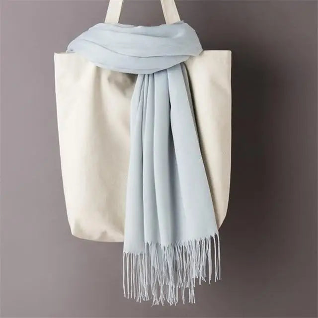 Winter  Women Scarf Female Scarves For  Women Solid Shawl Wraps For Winter Casual Wear Travel Friendly - Treko - 2021 trends, beach scarfs, birthday gifts, casual scarfs, fashion 2021, fashion scarfs, fashionable scarfs, new trend 2021, scarfs, scarfs for women, stylish scarfs, travel scarfs, trends 2021, trendy fashionable scarfs, trendy scarfs, trendy scarfs 021, trendy scarfs for women, winter scarfs- Stevvex.com