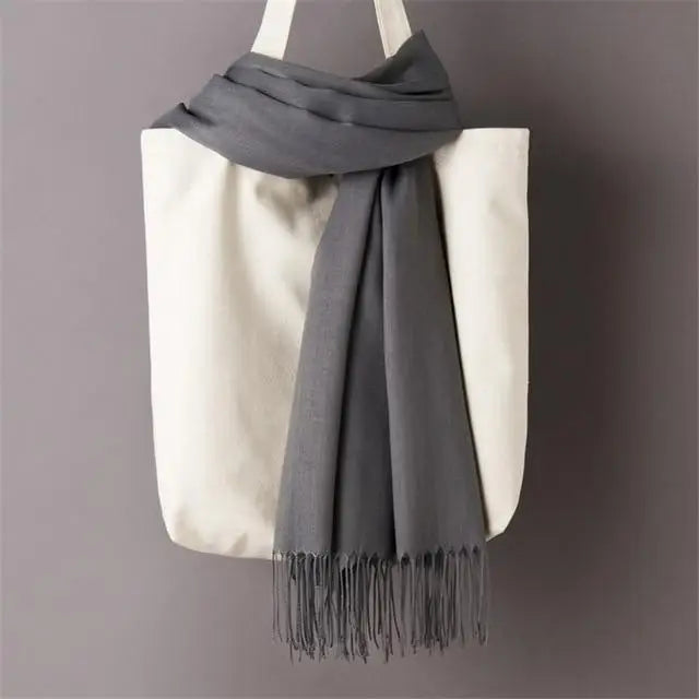 Winter  Women Scarf Female Scarves For  Women Solid Shawl Wraps For Winter Casual Wear Travel Friendly - Treko - 2021 trends, beach scarfs, birthday gifts, casual scarfs, fashion 2021, fashion scarfs, fashionable scarfs, new trend 2021, scarfs, scarfs for women, stylish scarfs, travel scarfs, trends 2021, trendy fashionable scarfs, trendy scarfs, trendy scarfs 021, trendy scarfs for women, winter scarfs- Stevvex.com