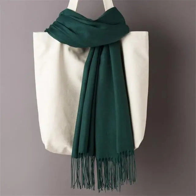 Winter  Women Scarf Female Scarves For  Women Solid Shawl Wraps For Winter Casual Wear Travel Friendly - Treko - 2021 trends, beach scarfs, birthday gifts, casual scarfs, fashion 2021, fashion scarfs, fashionable scarfs, new trend 2021, scarfs, scarfs for women, stylish scarfs, travel scarfs, trends 2021, trendy fashionable scarfs, trendy scarfs, trendy scarfs 021, trendy scarfs for women, winter scarfs- Stevvex.com