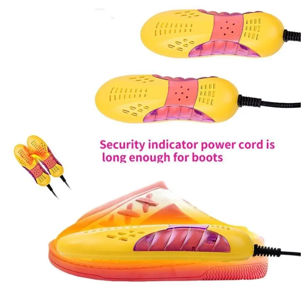 Winter Yellow Shoe Dryer Lightweight Portable Shoe Warmer Machine Heater Household Essential For Autumn - STEVVEX Gadgets - 739, autumn shoe dryer, Fast Shoe Dryer, Light Shoe Dryer, Shoe Dryer, Shoe warmer, Shoes Dryer, winter Shoe Dryer, Yellow Shoe Dryer, yellow shoe warmer - Stevvex.com