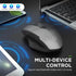 Wireless Design 2.4 GHz Ergonomic Mouse 1600 DPI USB Optical Bluetooth - Compatible Mouse Computer Gaming Mouse