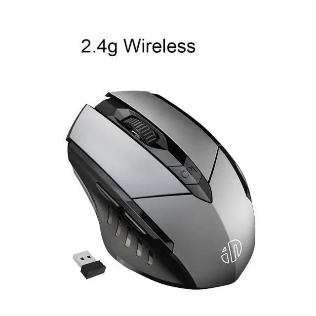 Wireless Design 2.4 GHz Ergonomic Mouse 1600 DPI USB Optical Bluetooth - Compatible Mouse Computer Gaming Mouse - Light