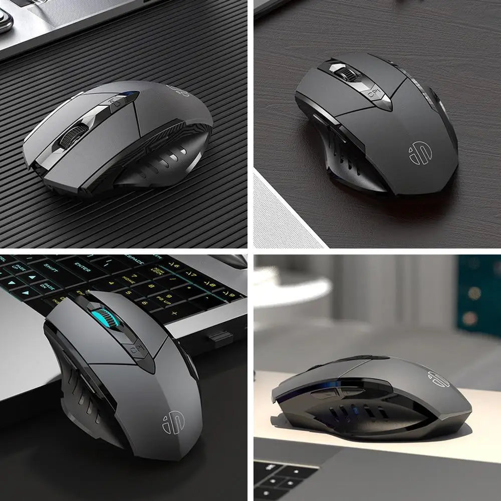 Wireless Design 2.4 GHz Ergonomic Mouse 1600 DPI USB Optical Bluetooth - Compatible Mouse Computer Gaming Mouse