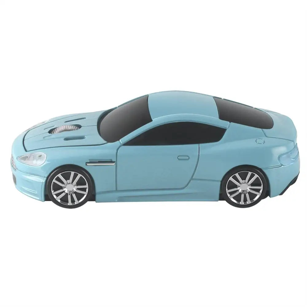 Wireless Mouse Blue Car Shaped Design 1600DPI Mouse USB Optical Ergonomic 3D Sports Car Mice For Laptop - STIL9878YRIIN