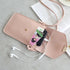 Women Bag Shoulder Transparent Bag Card Holders Girl Handbag Ladies PU Leather Clutch Phone Wallets Purse - ALU92990TUV