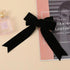 Women Cute Bowknot Big Hair Bow With Long Tassel Ribbon Charming Hair Clips Elegant Hairpin Design Hair Accessories - 3