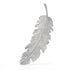 Women Elegant Leaf Feather Shaped Metal Gold Silver Hair Clip For Women Simple Design Ladies Hair Barrettes - 1