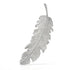 Women Elegant Leaf Feather Shaped Metal Gold Silver Hair Clip For Women Simple Design Ladies Hair Barrettes