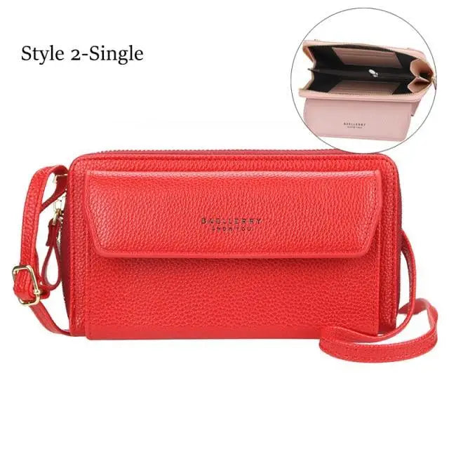 Women Pu Leather Double Layer Large Portable Crossbody Capacity Card Holders Handbags - Trendy Portable Crossbody Handbags - ALLURELATION - 575, Bag, Bags, Bags for Girls, Bags for Ladies, Bags For Teenagers, Bags For Women, Bags in Demand, Bags in Sale, Best Selling Bags, Birthday Gift, Card Holders Girl Handbag, Chain strap bag, Cross Body Bags, Crossbody Bags, Cute Short Purses, Women bag, Women Bags - Stevvex.com