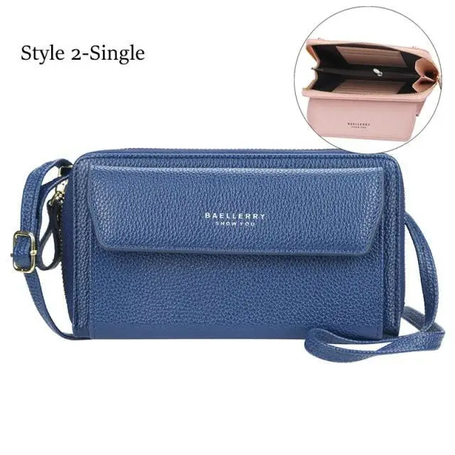 Women Pu Leather Double Layer Large Portable Crossbody Capacity Card Holders Handbags - Trendy Portable Crossbody Handbags - ALLURELATION - 575, Bag, Bags, Bags for Girls, Bags for Ladies, Bags For Teenagers, Bags For Women, Bags in Demand, Bags in Sale, Best Selling Bags, Birthday Gift, Card Holders Girl Handbag, Chain strap bag, Cross Body Bags, Crossbody Bags, Cute Short Purses, Women bag, Women Bags - Stevvex.com