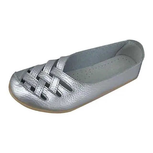 Women's Genuine Leather Flats Sandals Elegant Comfortable Soft Non Slip Design For Women - ALLURELATION - 502, Beach Sandals, Casual Womens Shoes, Classic Women's Sandals, Comfort Sandals, Elegant Sandals, Fashion Sandals, Flats Sandals, Genuine Leather Sandals, Non Slip Sandals, Sandals, Shoes, Stylish Sandals, Summer Sandals, White Sandals, Women Sandals, Women Shoes, Womens Sandals, Womens Shoes - Stevvex.com