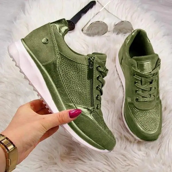 Women's Shake Sneakers Fashion Sport Comfortable Non Slip Strong Sneakers - ALLURELATION - 502, Elegant Sneakers, Luxury Sneakers, Sneakers, Sport Sneakers, Sport Women Sneakers, Strong Sneakers, Stylish Sneakers, Summer Sneakers, Water Sneakers, Women Sneakers, Womens Sneakers - Stevvex.com