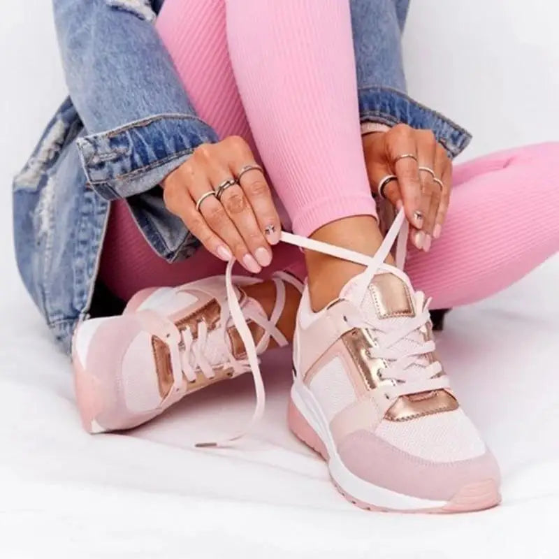 Women's Shake Sneakers Fashion Sport Comfortable Non Slip Strong Sneakers - ALLURELATION - 502, Elegant Sneakers, Luxury Sneakers, Sneakers, Sport Sneakers, Sport Women Sneakers, Strong Sneakers, Stylish Sneakers, Summer Sneakers, Water Sneakers, Women Sneakers, Womens Sneakers - Stevvex.com